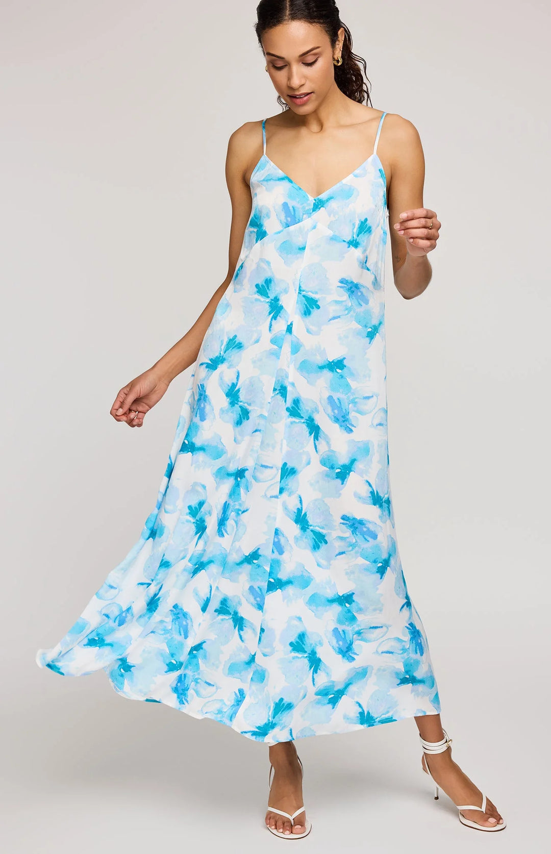 cynthia satin dress product info and reviews Tall Cynthia Satin Mini Dress - Blue