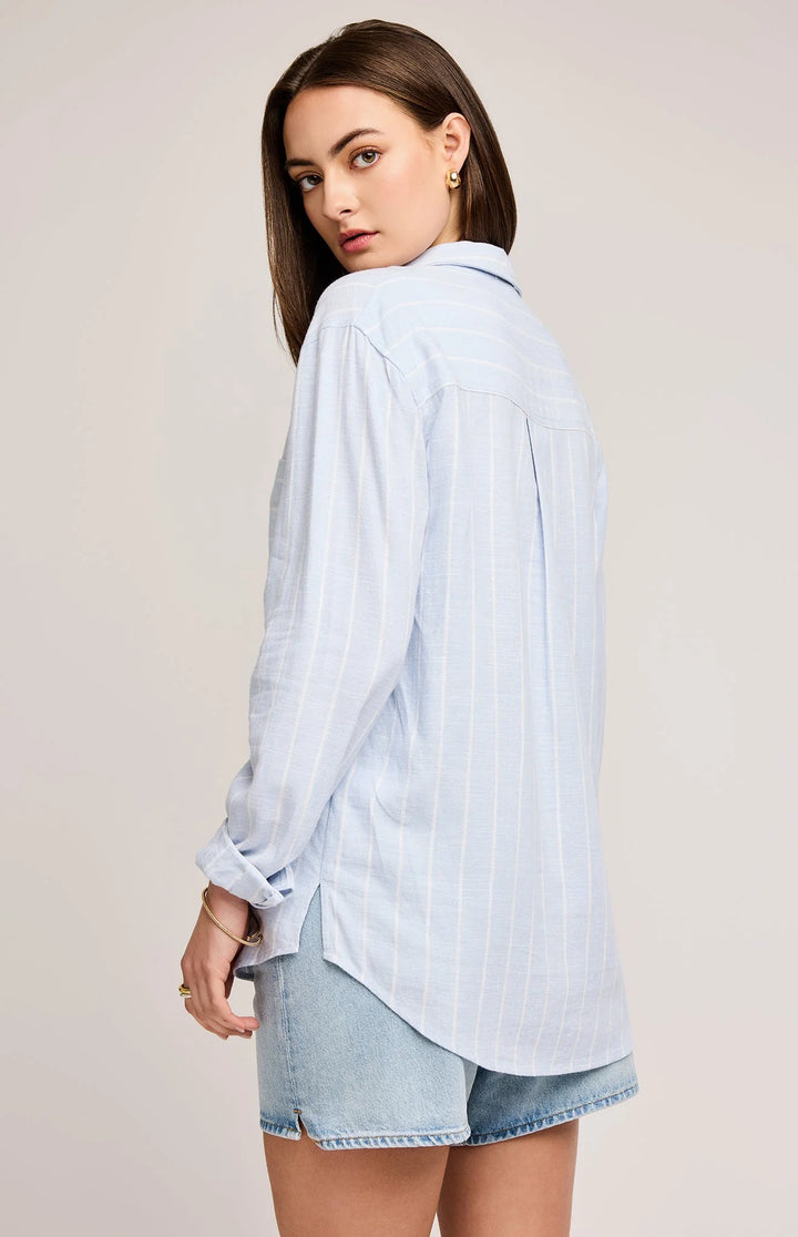 Portia Striped Button Down Shirt