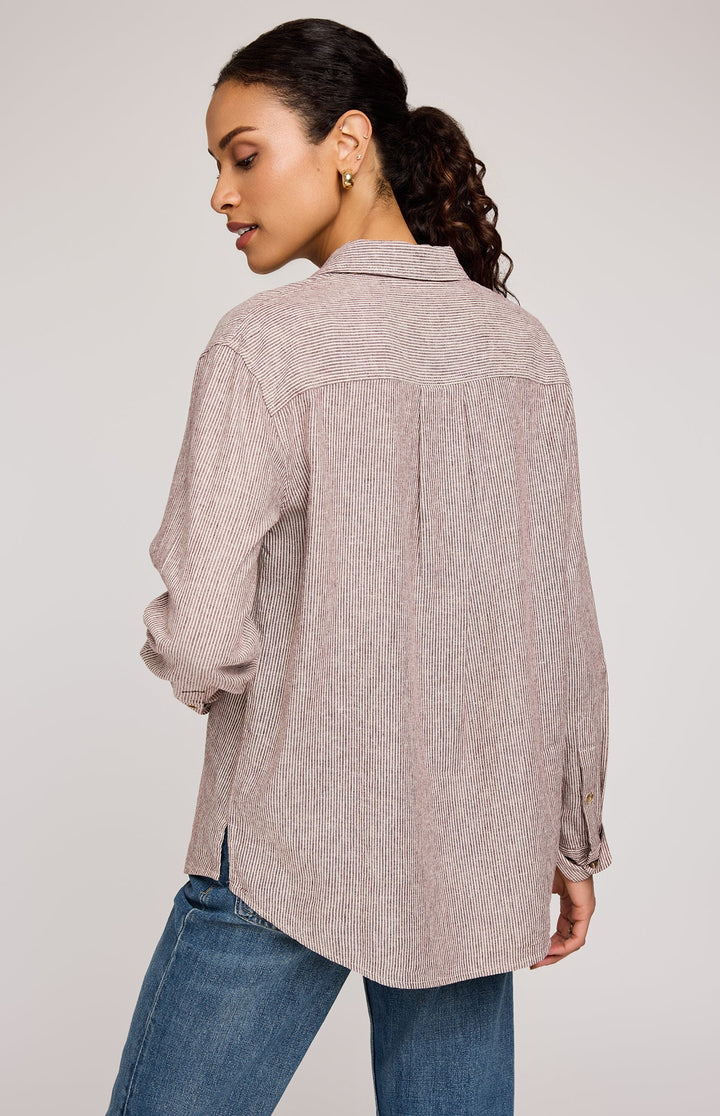 Arabella Striped Button Down Shirt
