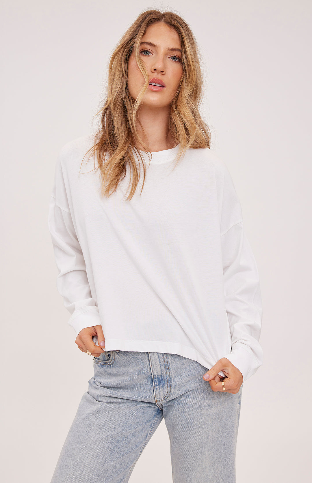 Christy Cotton Long Sleeve Top