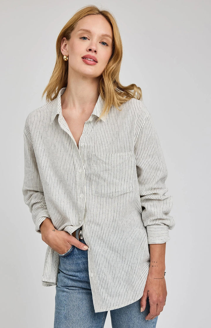 Dominique Button Down Shirt
