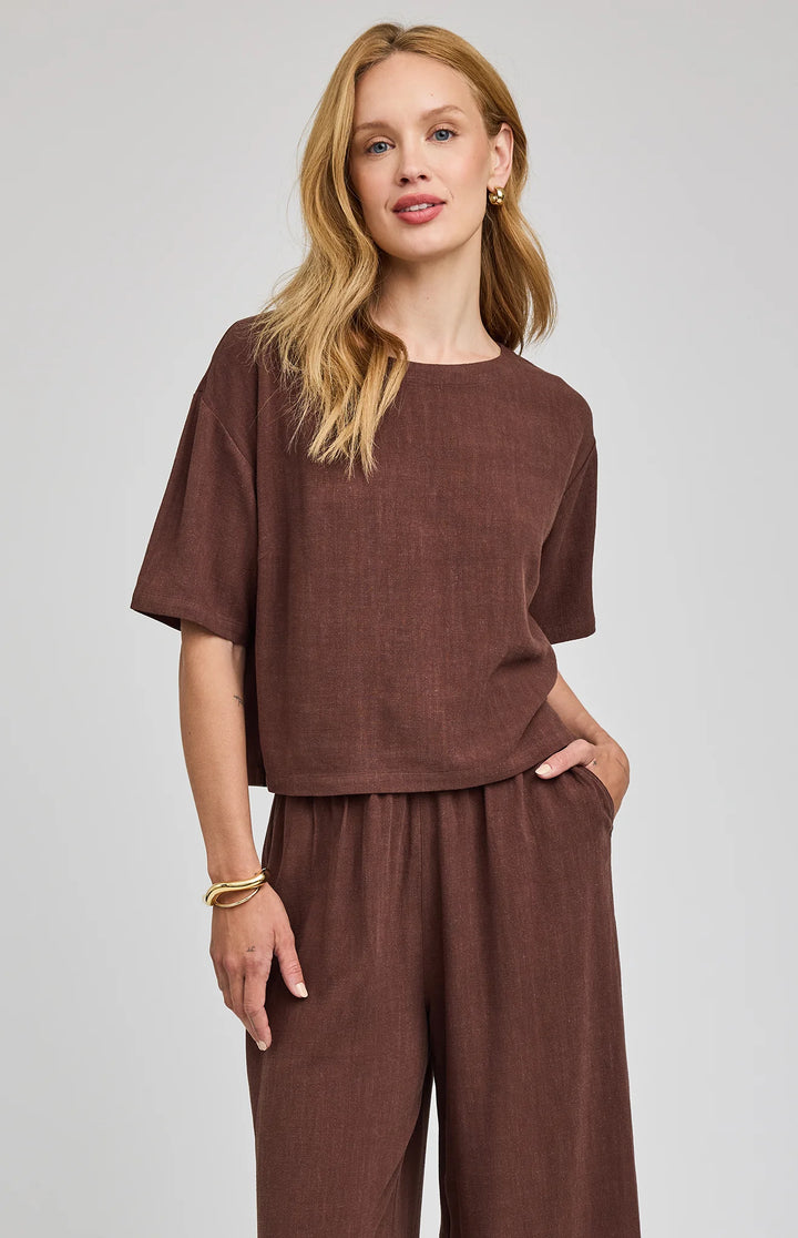 Gemini Linen Top
