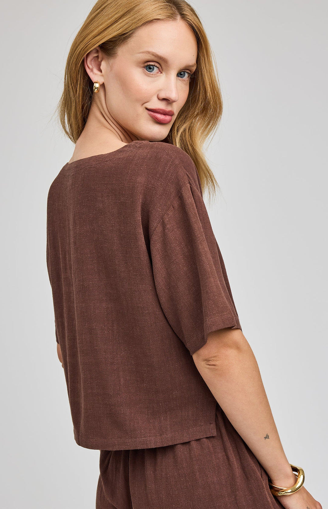 Gemini Linen Top