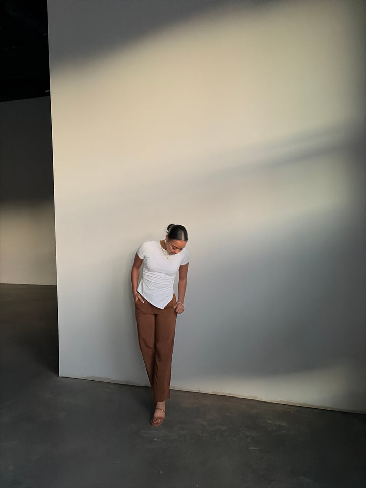 Trinity Barrel Leg Trouser