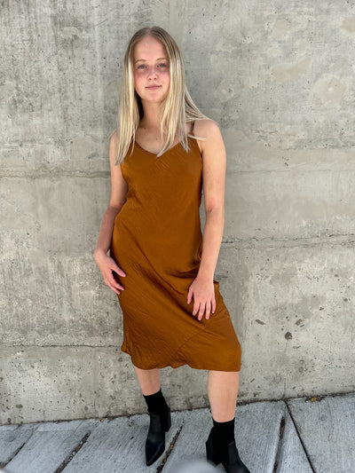 Raquel Satin Slip Dress