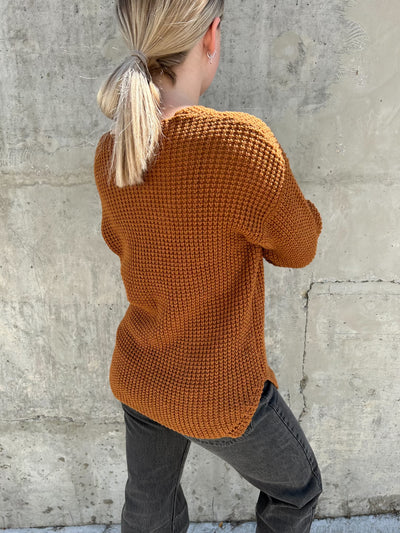 Scarlett Waffle Knit Sweather