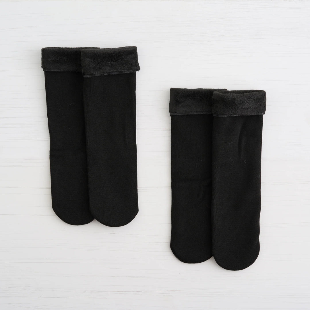 2 Pack Women's Faux Fur Cuff Shootie