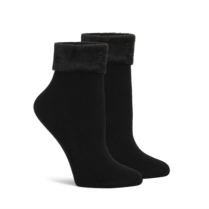 2 Pack Women's Faux Fur Cuff Shootie