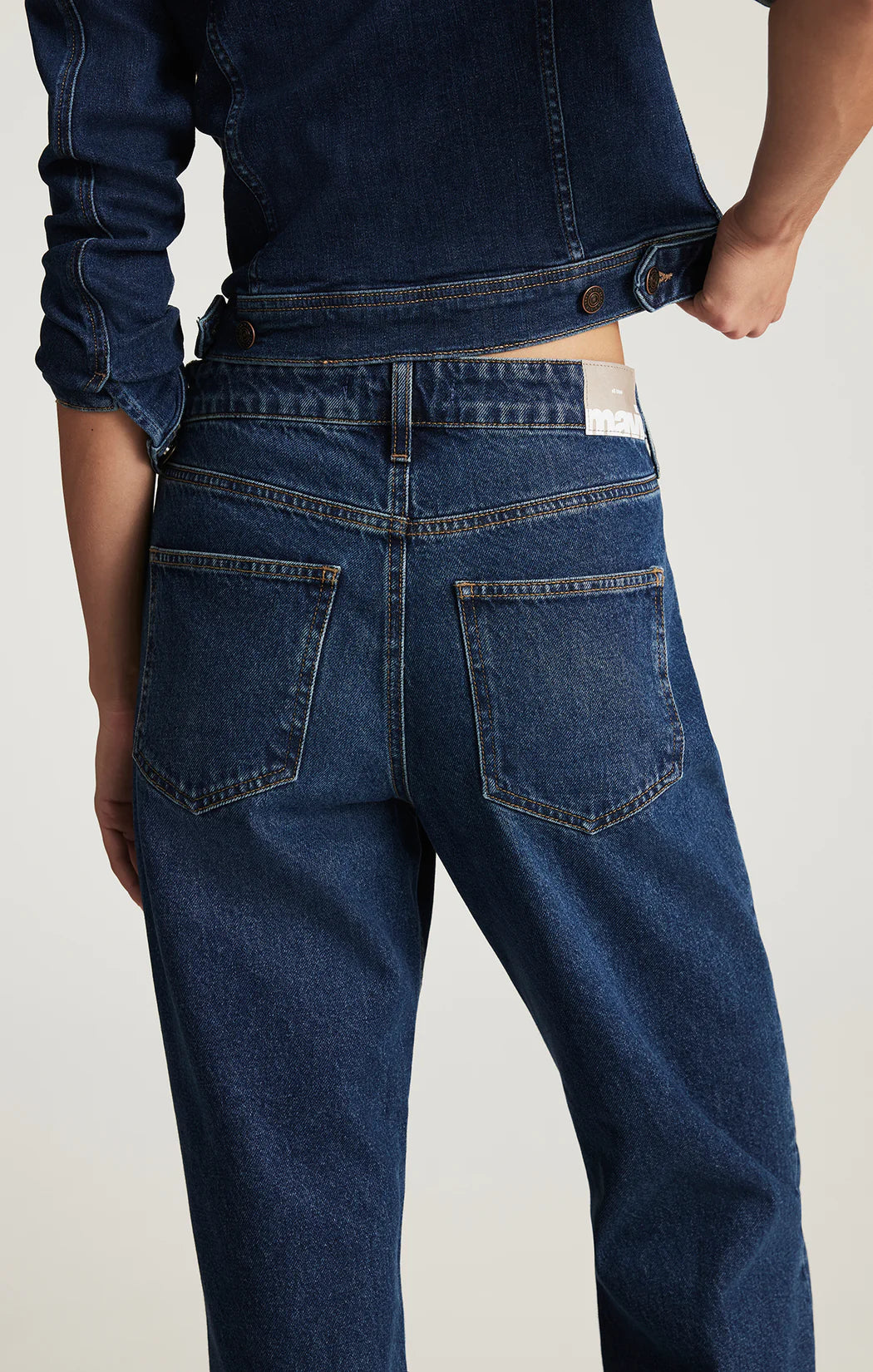 Savannah Straight Leg Jeans Deep Brushed