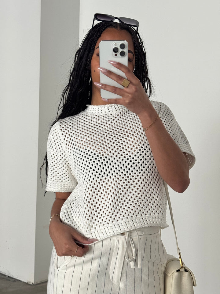 Lily Crochet T-Shirt