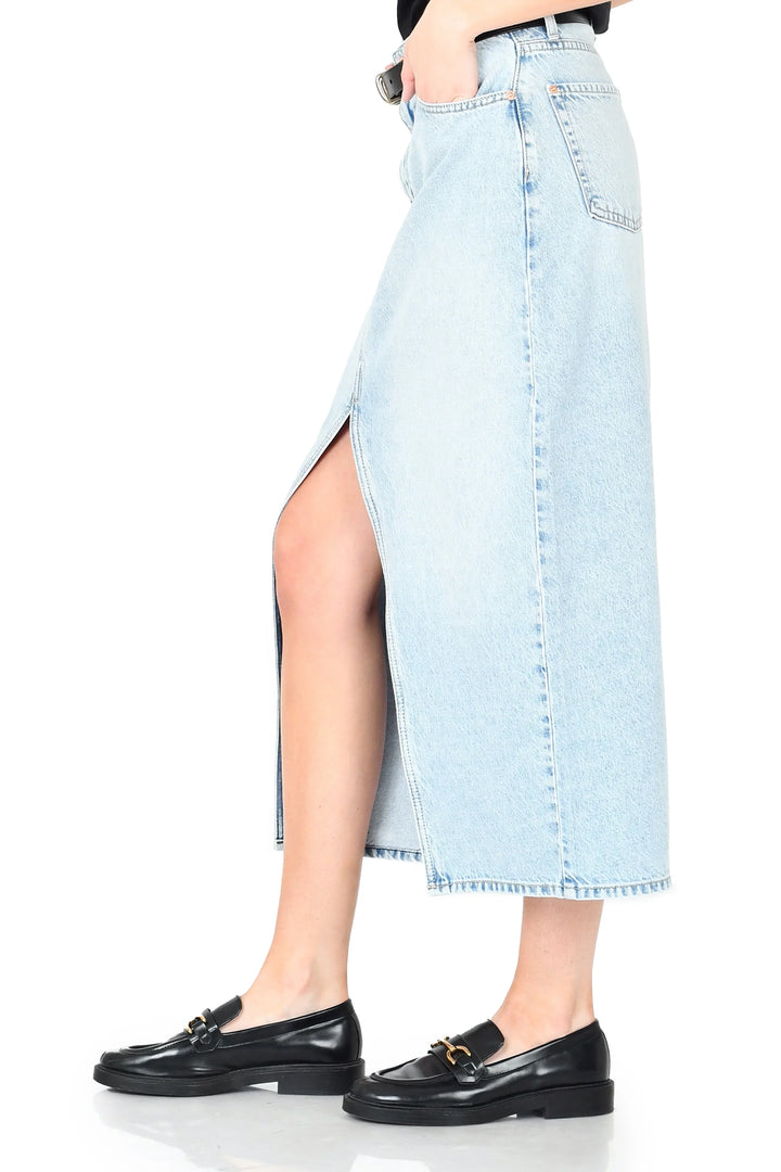 Maxine Denim Maxi Skirt