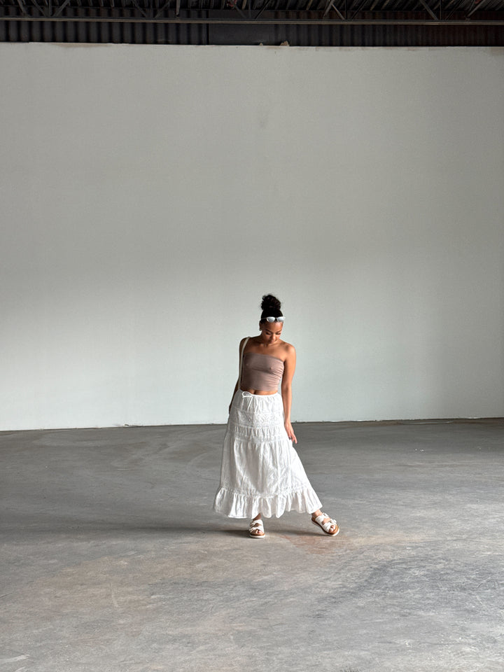 Averill Pull On Tiered Skirt