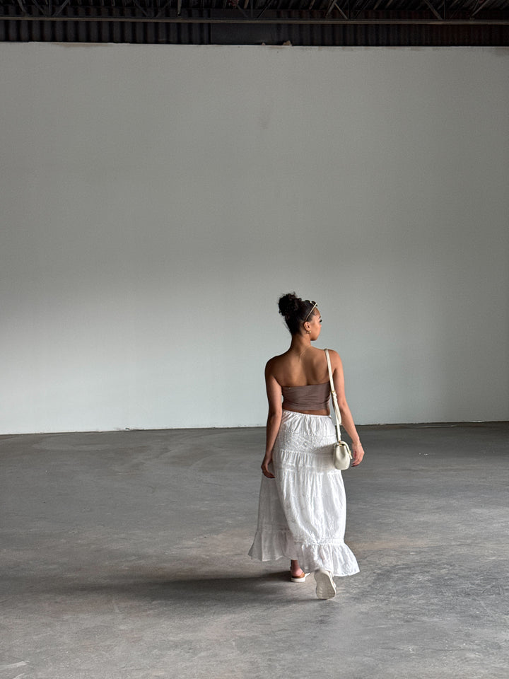 Averill Pull On Tiered Skirt