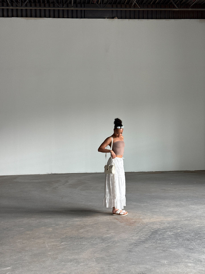 Averill Pull On Tiered Skirt
