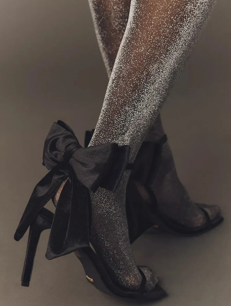 Elesa Velvet Bow Heels