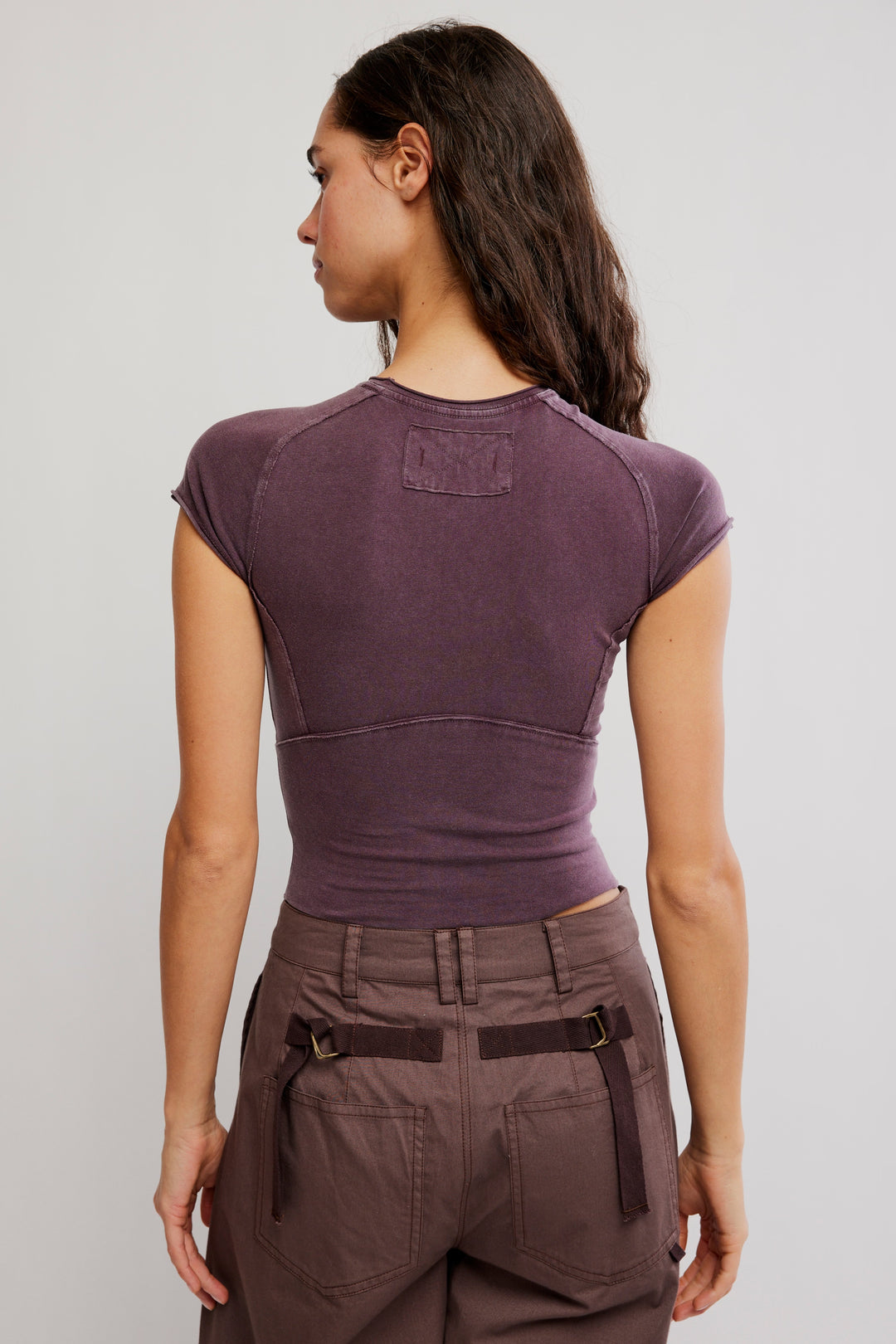 Protagonist Cropped Cap Sleeve Tee