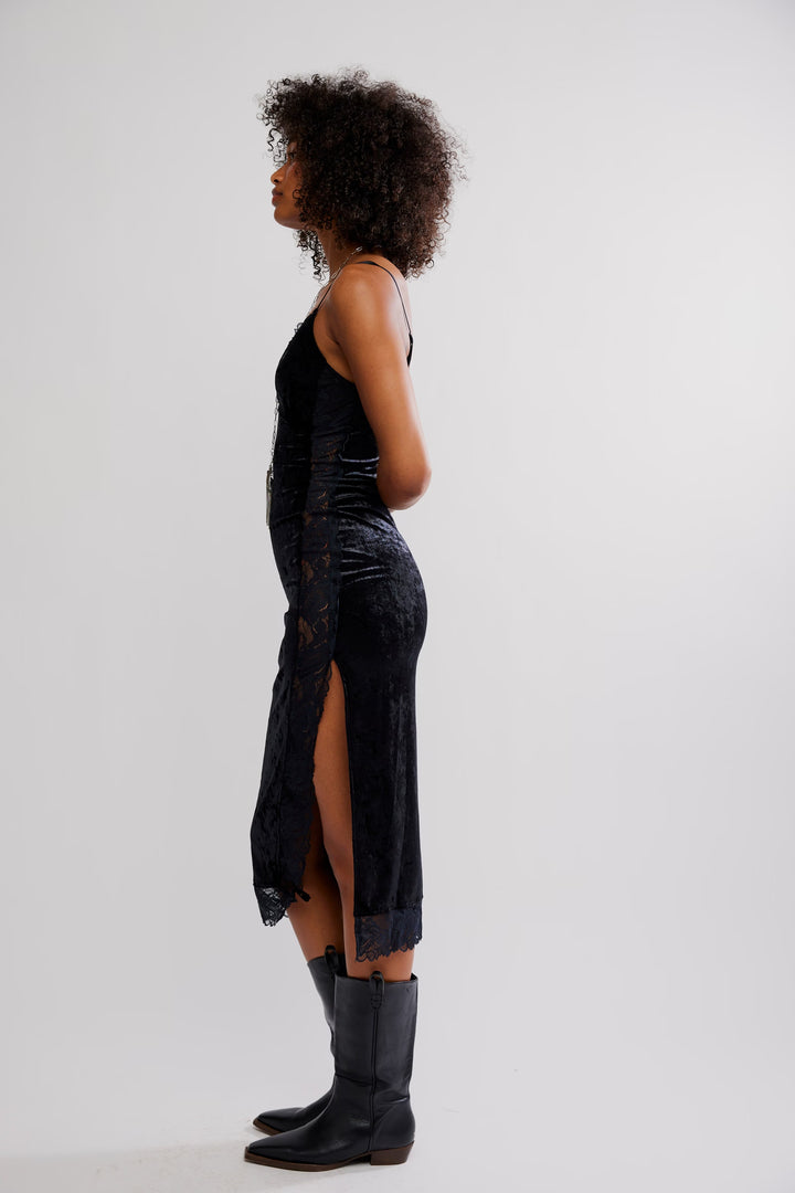 Raise A Toast Midi Slip Dress