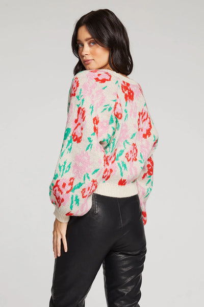 Noble Floral Sweater