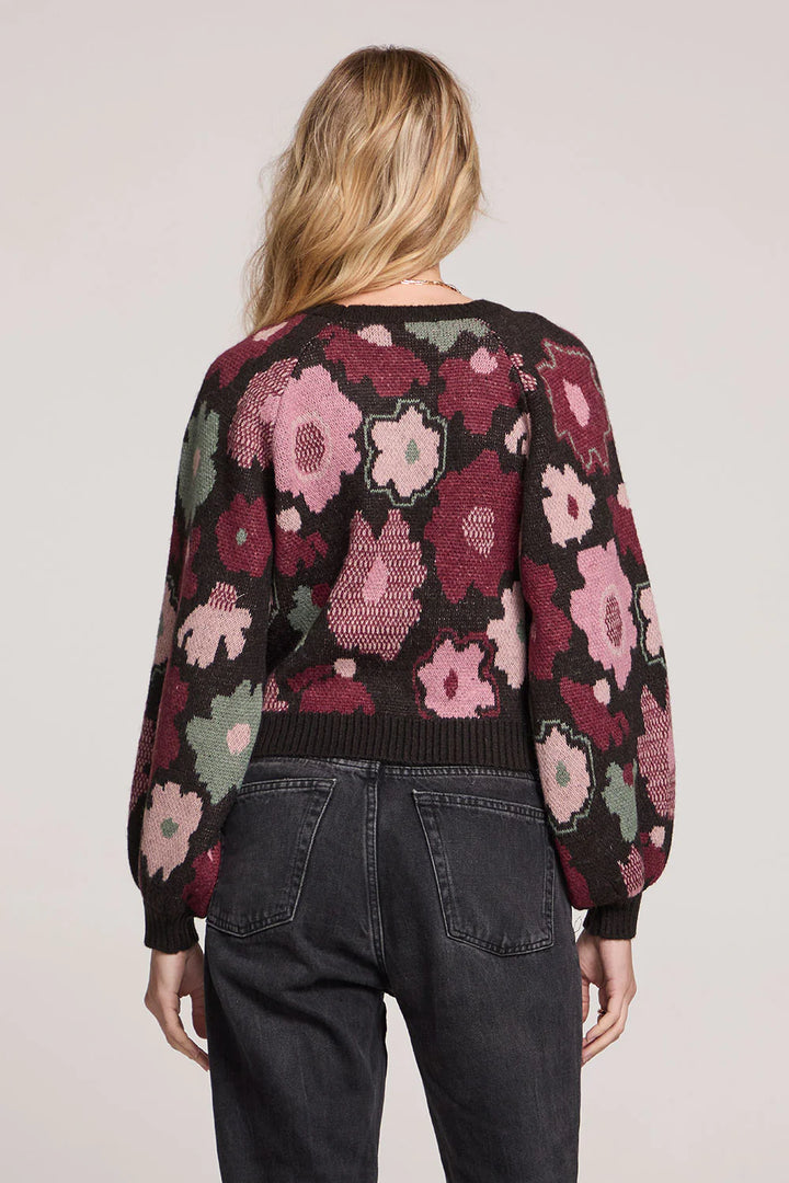 Noble Pink Floral Sweater