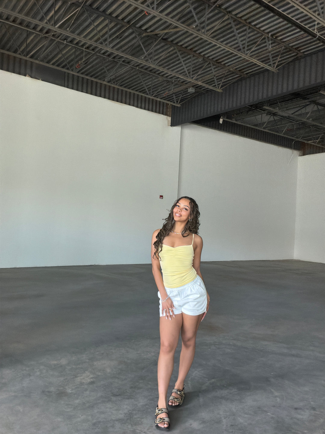 Suzan Cotton Sweetheart Tank