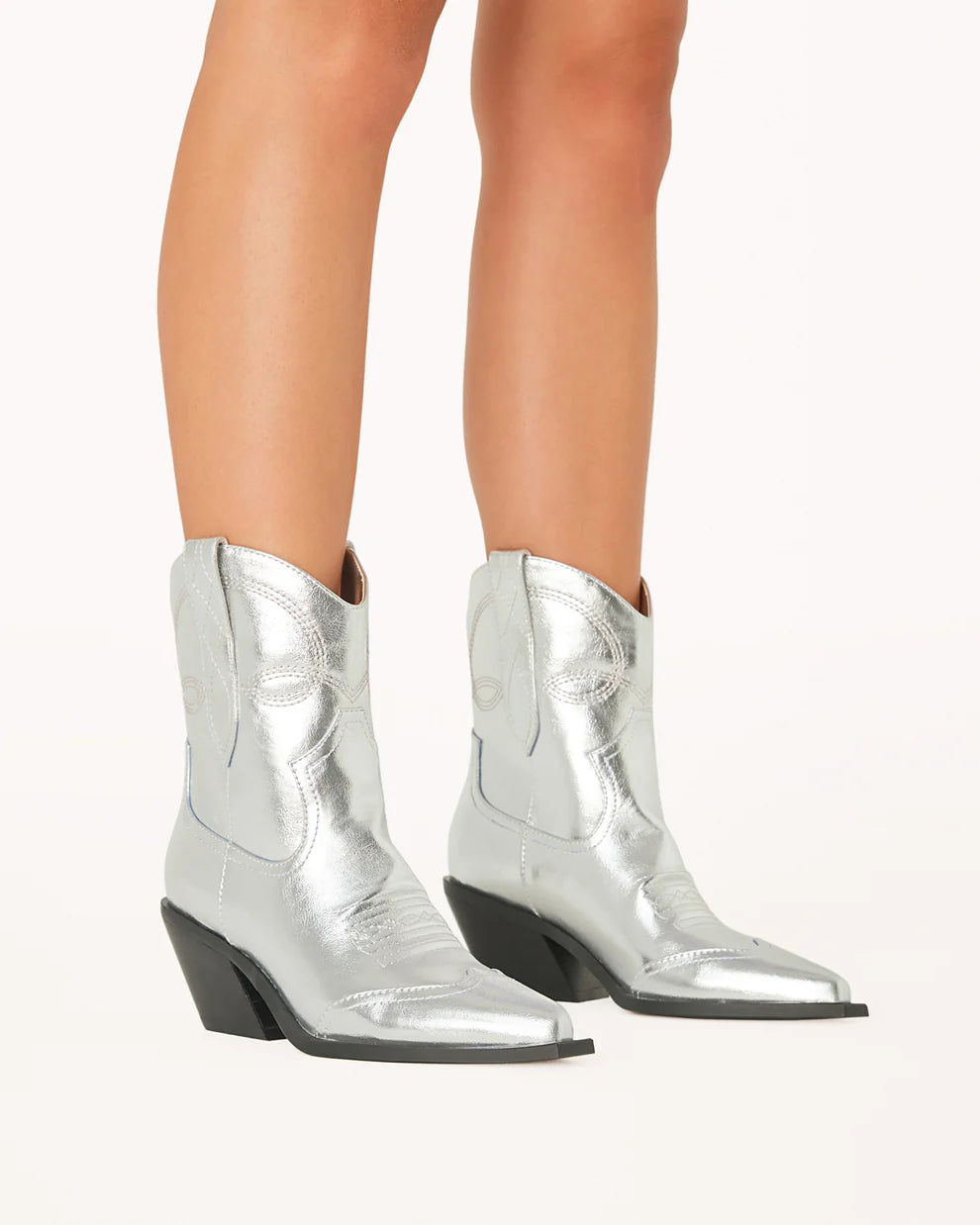 Udel Metallic Western Boot