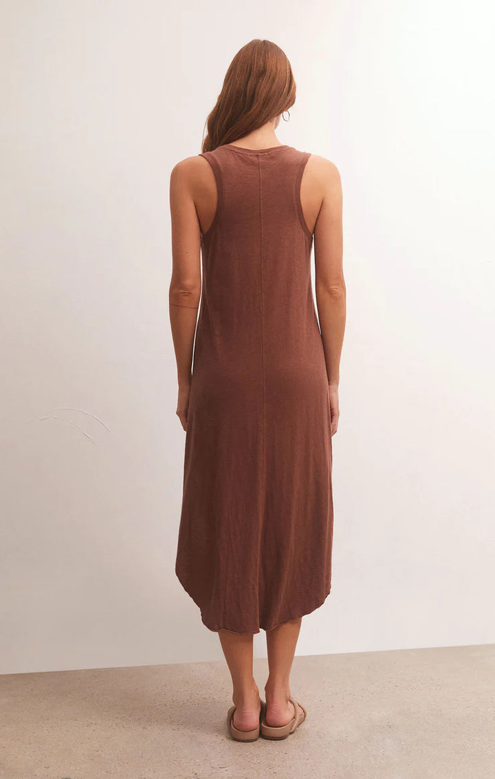 Reverie Slub Midi Dress