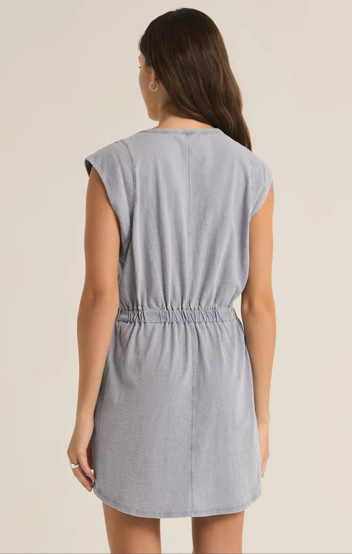 Paxton Knit Denim Jersey Mini Dress