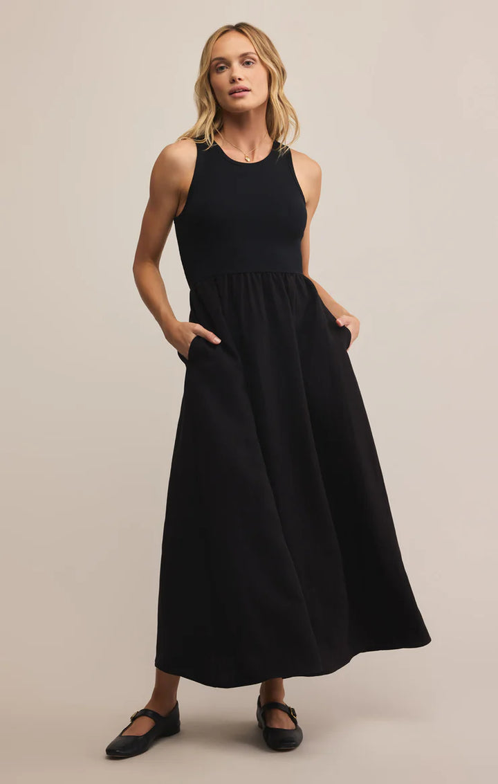 Charlotte Rib Midi Dress