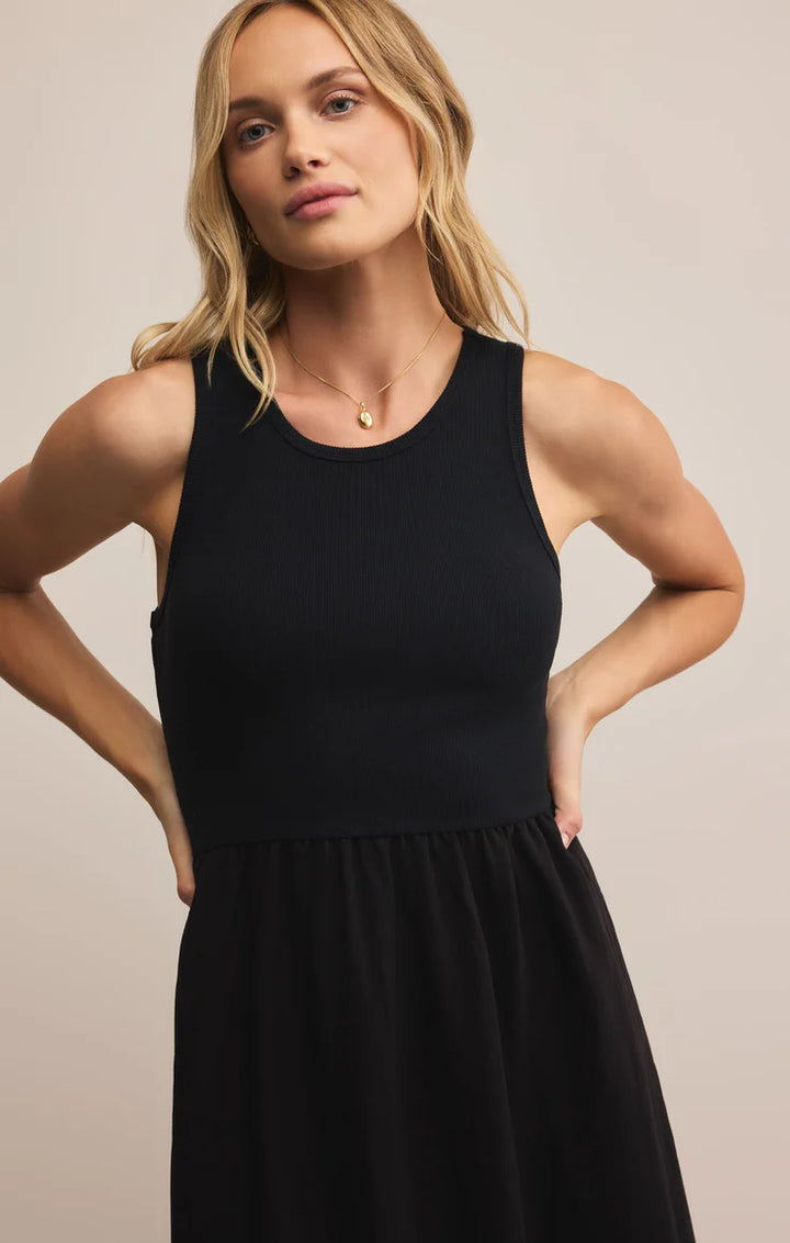 Charlotte Rib Midi Dress