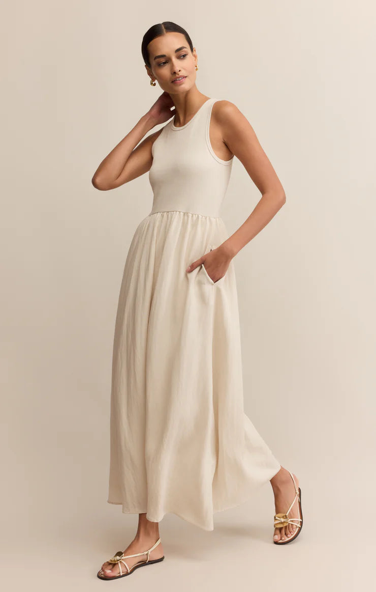 Charlotte Rib Midi Dress