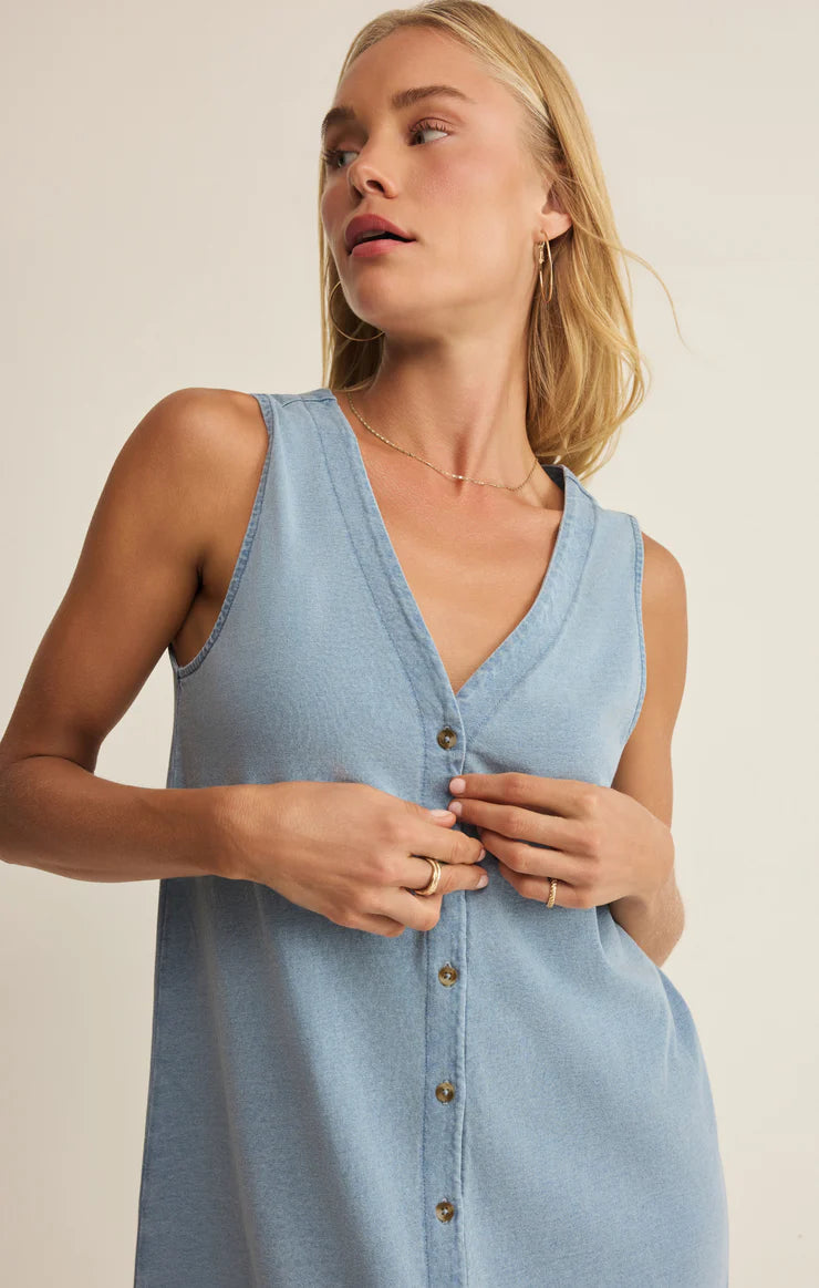 Solace Denim Mini Dress