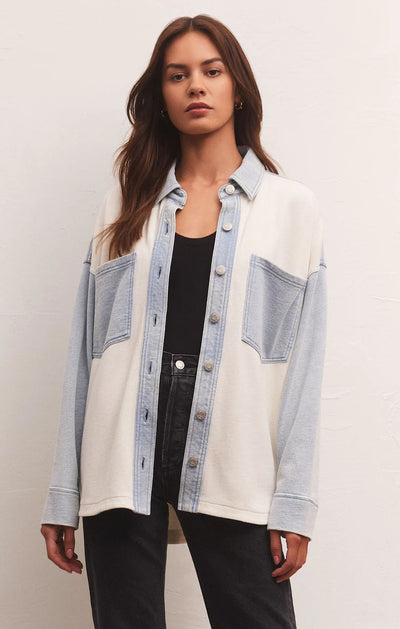 All Day Knit Color Block Jacket