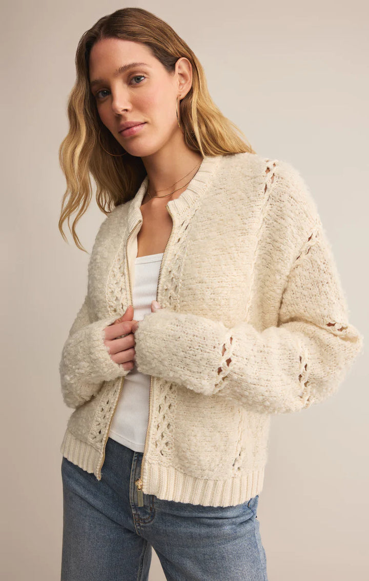 Sundance Zip-Up Sweater Jacket