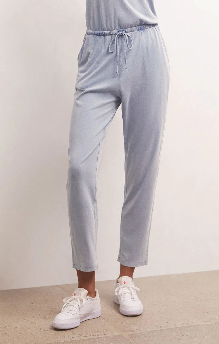 Rain Knit Denim Jumpsuit