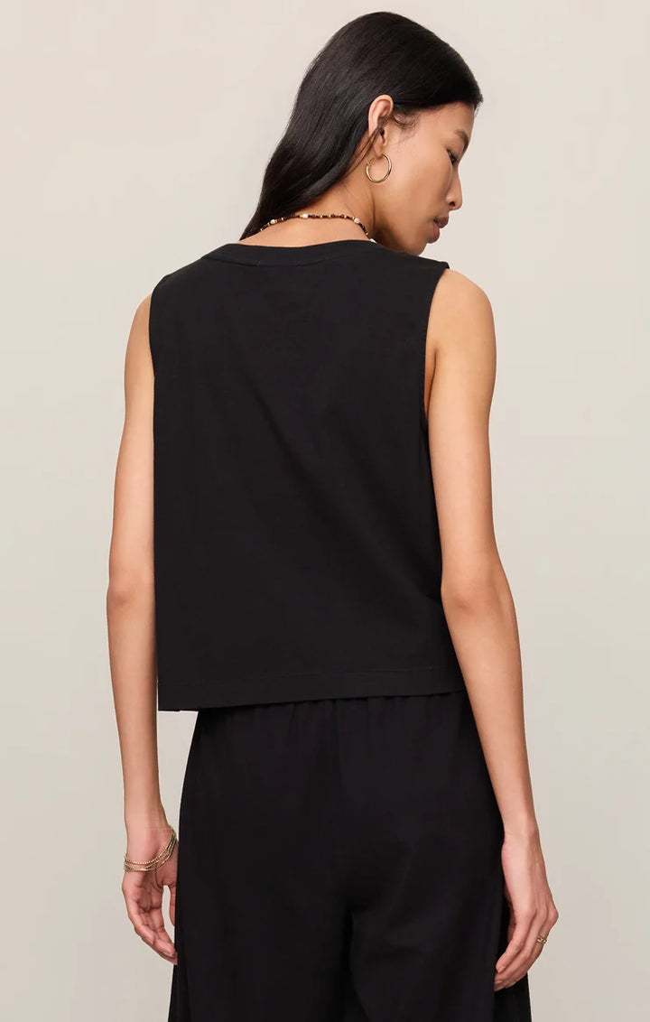 Sloane V-Neck Cotton Jersey Top