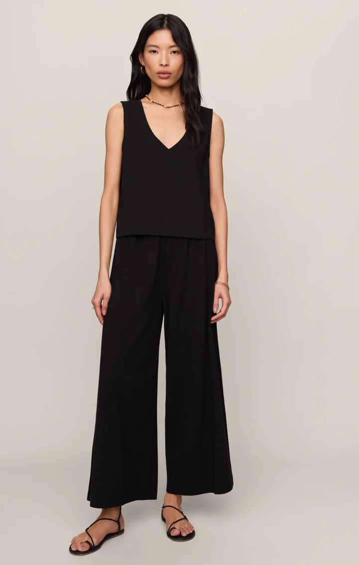 Sloane V-Neck Cotton Jersey Top