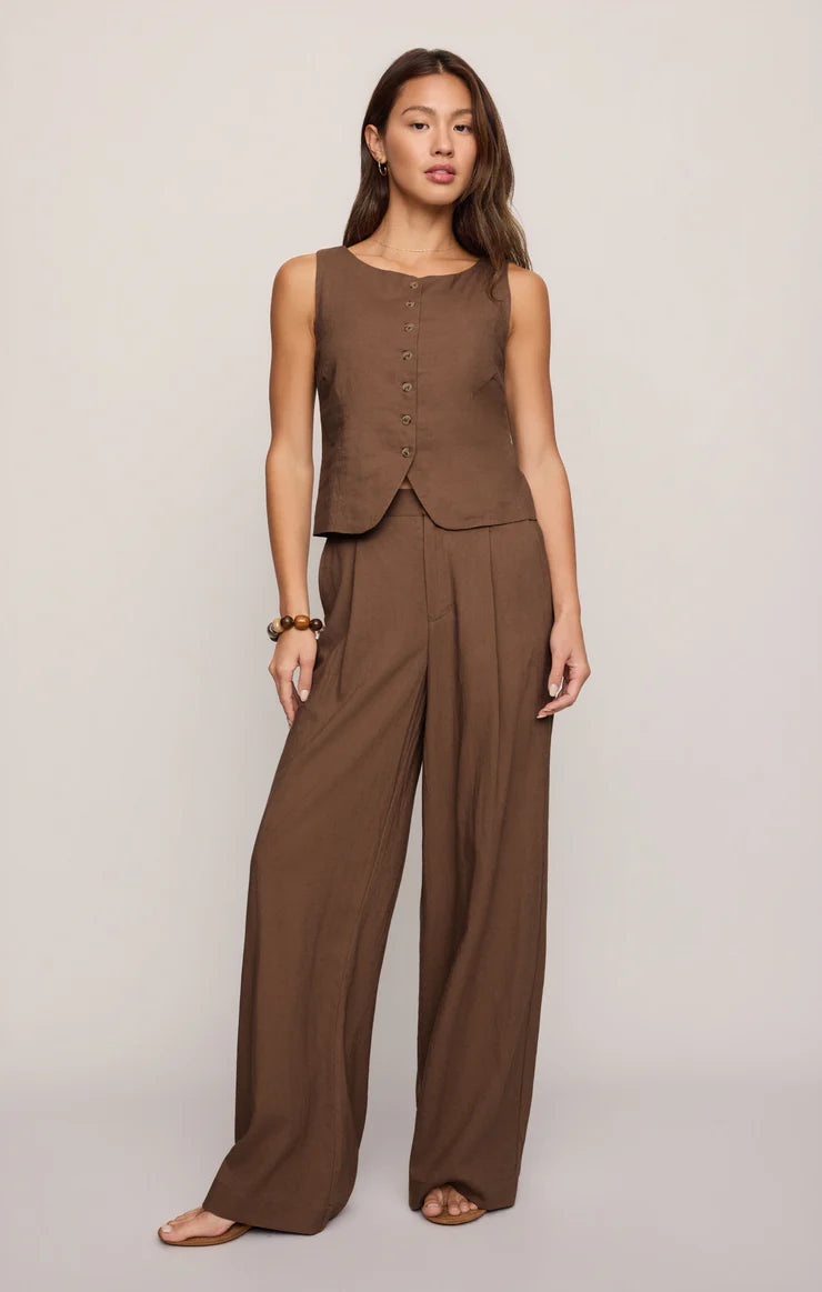 Roman Linen Vest
