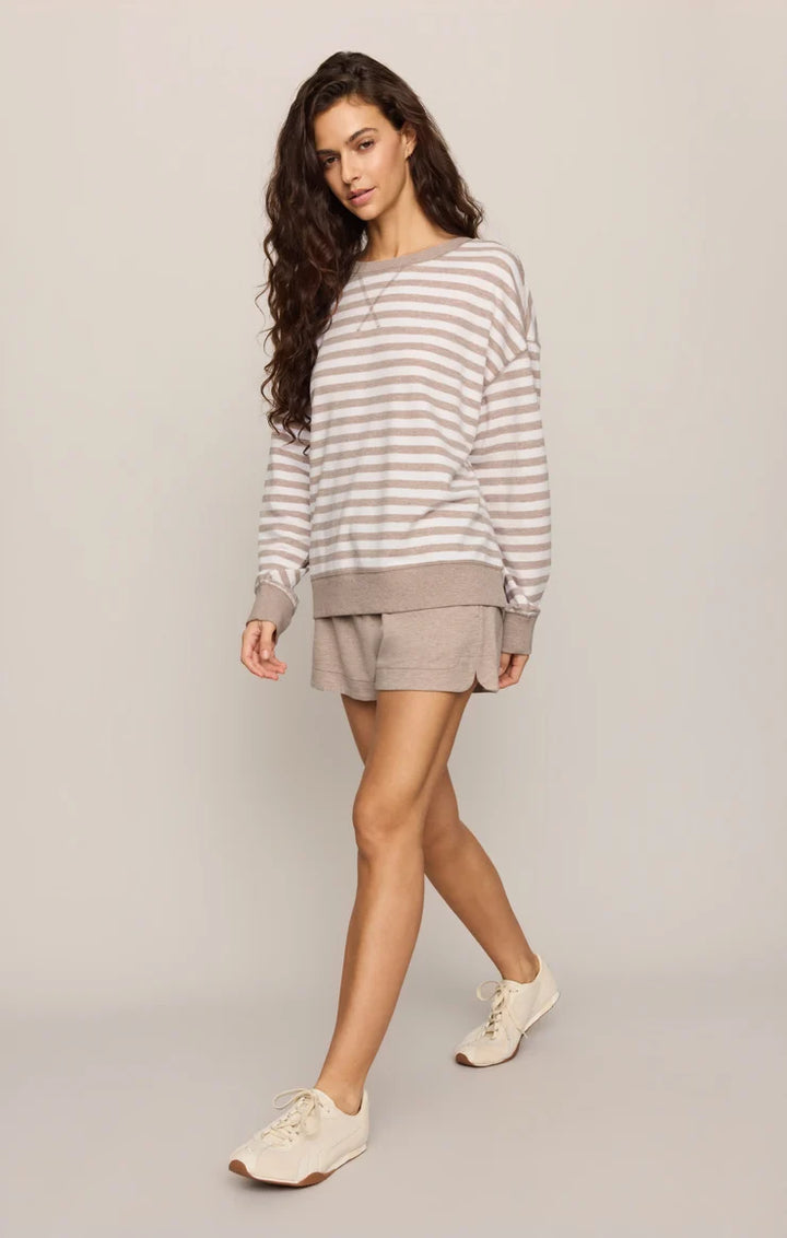 Everyday French Terry Striped Crew