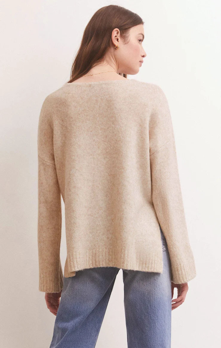 Modern Knit V-Neck Sweater