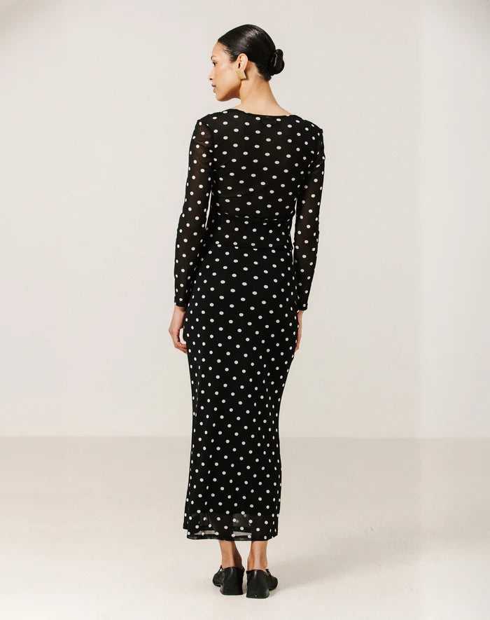 Mesh Maxi Tube Skirt