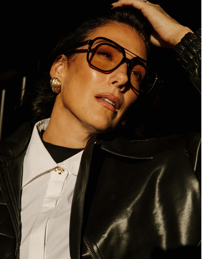 Poplin Bow Button Up Shirt