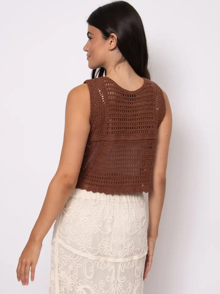 Stephie Crochet Vest