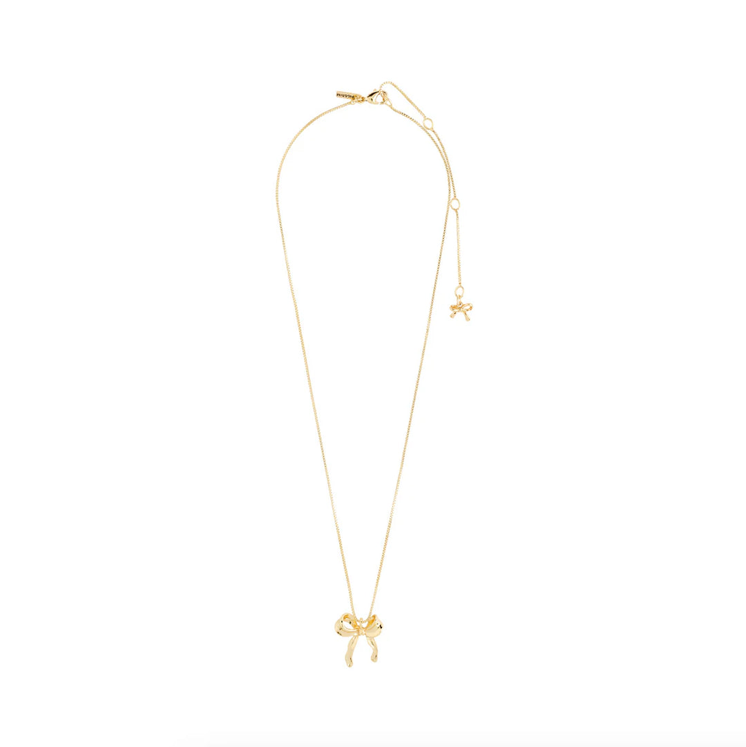 Cassian Recycled Bow Pendant Necklace