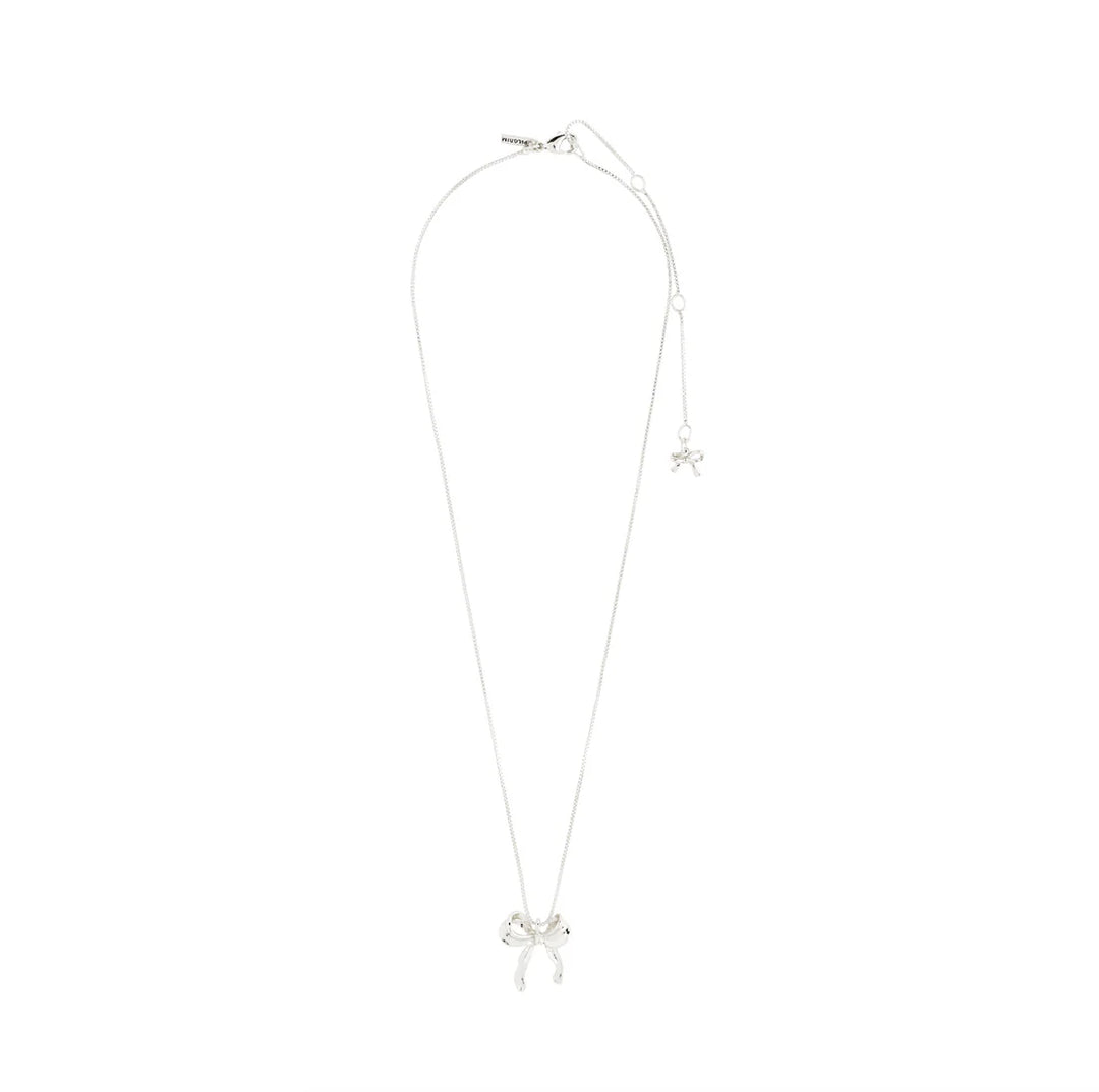 Cassian Recycled Bow Pendant Necklace