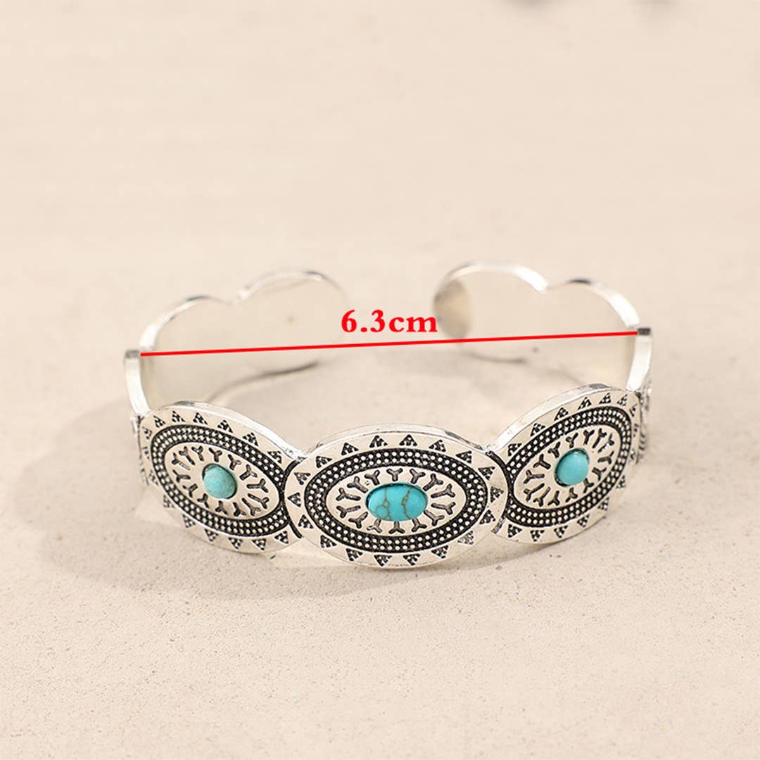 Turquoise Oval Bracelet
