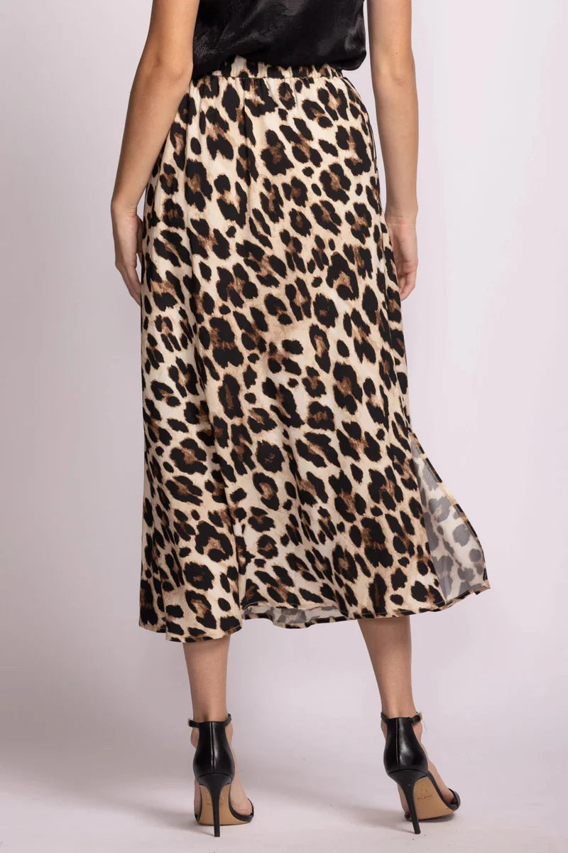 Fran Leopard Skirt