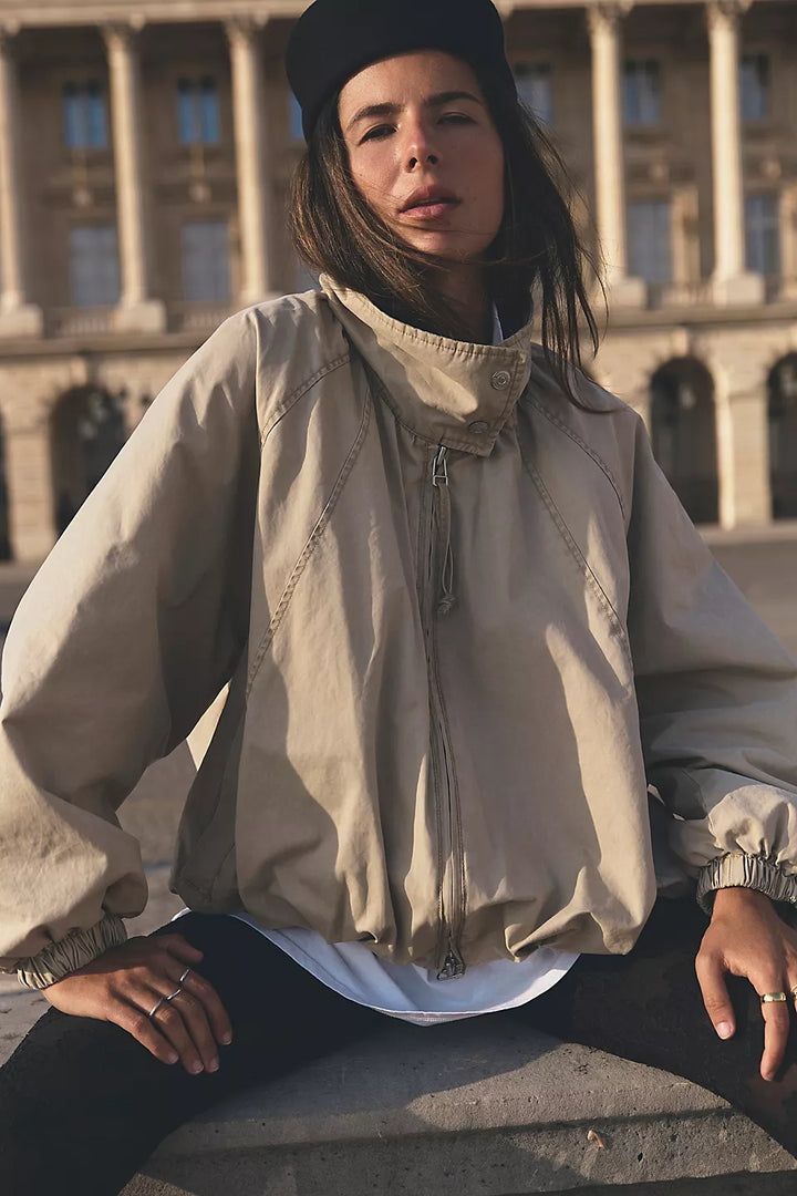 Chelsea Funnel-Neck Jacket