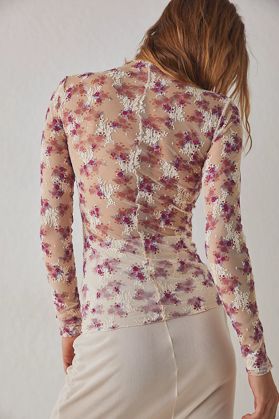 Lady Lux Printed Layering Top