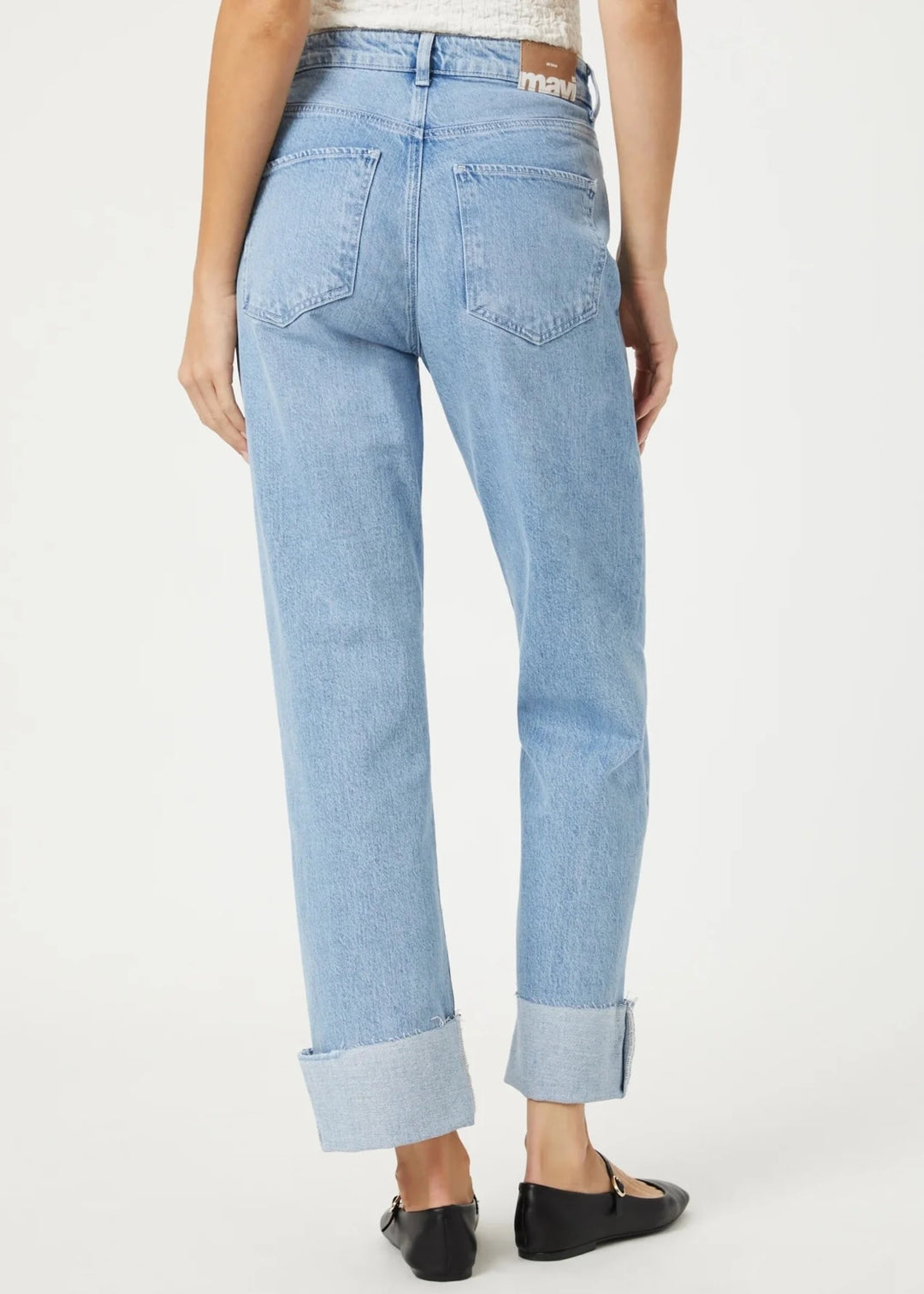 Savannah Cuffed Straight Leg Jeans