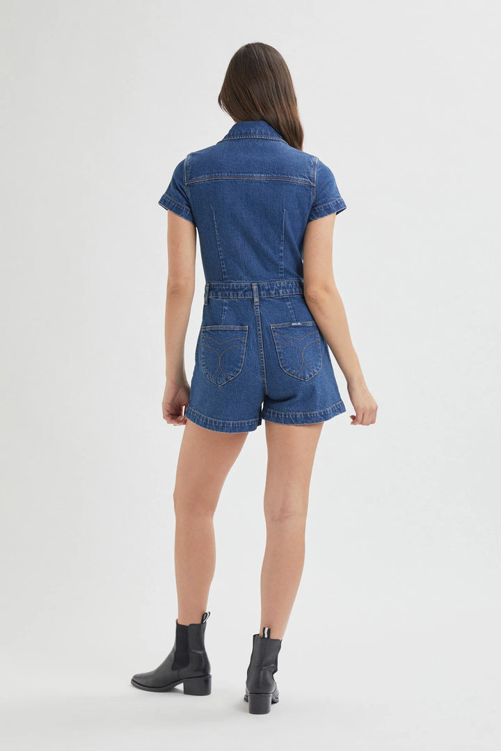 Sailor Denim Romper